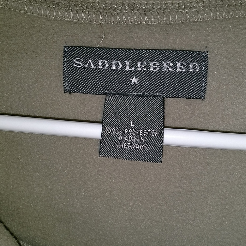 Saddlebred tan fleece pullover - Large - Picture 2 of 2